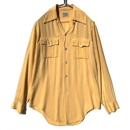  Ρޥܥmarlboroۥơ ץ󥫥顼 졼 Х ġ1940'sVintage Rayon Gabardine Shirts
