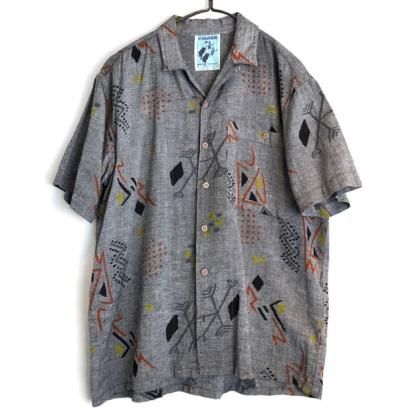  Ρơ S/S ץ󥫥顼 졼󥷥ġ1980's-ۡVISAGEVintage S/S Open Collar Shirt