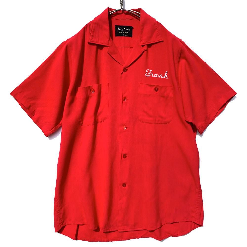 キングルイ【King Louie TEN STRIKE】ヴィンテージ ボーリングシャツ【1950s-】Vintage Bowling Shirt