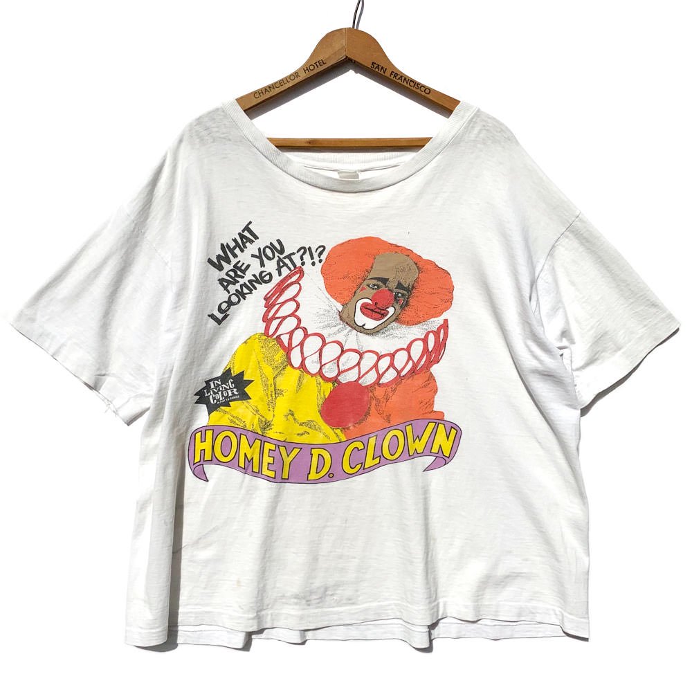 イン・リビング・カラー【In Living Color】ヴィンテージ プリント Tシャツ【Homey D. Clown】【Early  1990s-】Vintage T-Shirt