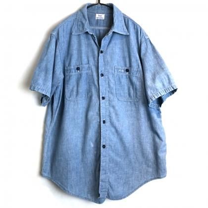 ΡSearsۥơ S/S ֥졼ġ1960'sVintage Short Sleeve Chambray Shirt