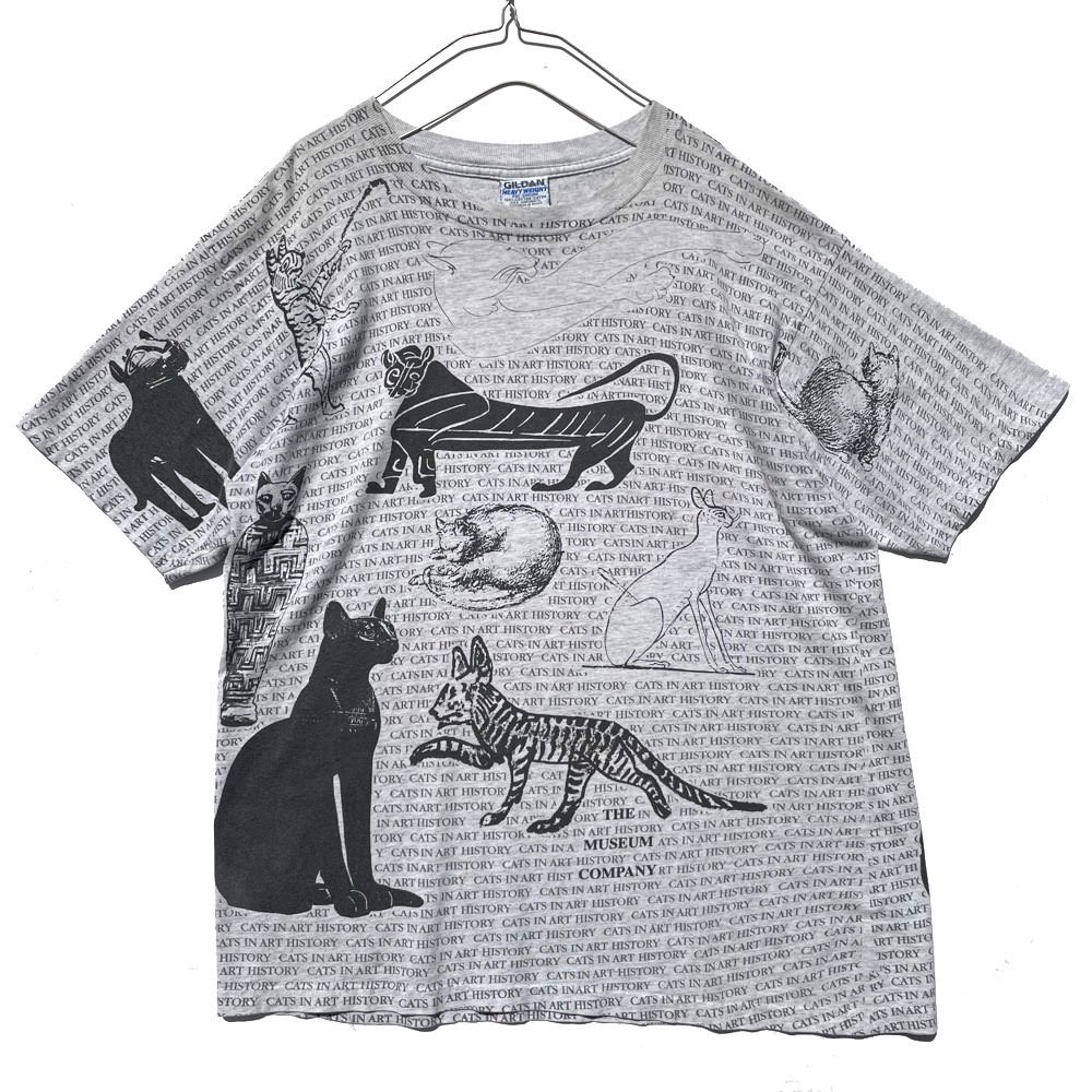 ヴィンテージ 猫プリント Tシャツ【Cat In Art History】【1990s-】Vintage Print T-Shirts