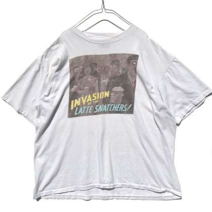  ΡINVATION OF THE LATTE SNATCHERSۥơ ࡼӡ Tġ1991'sVintage Movie Print T-Shirts