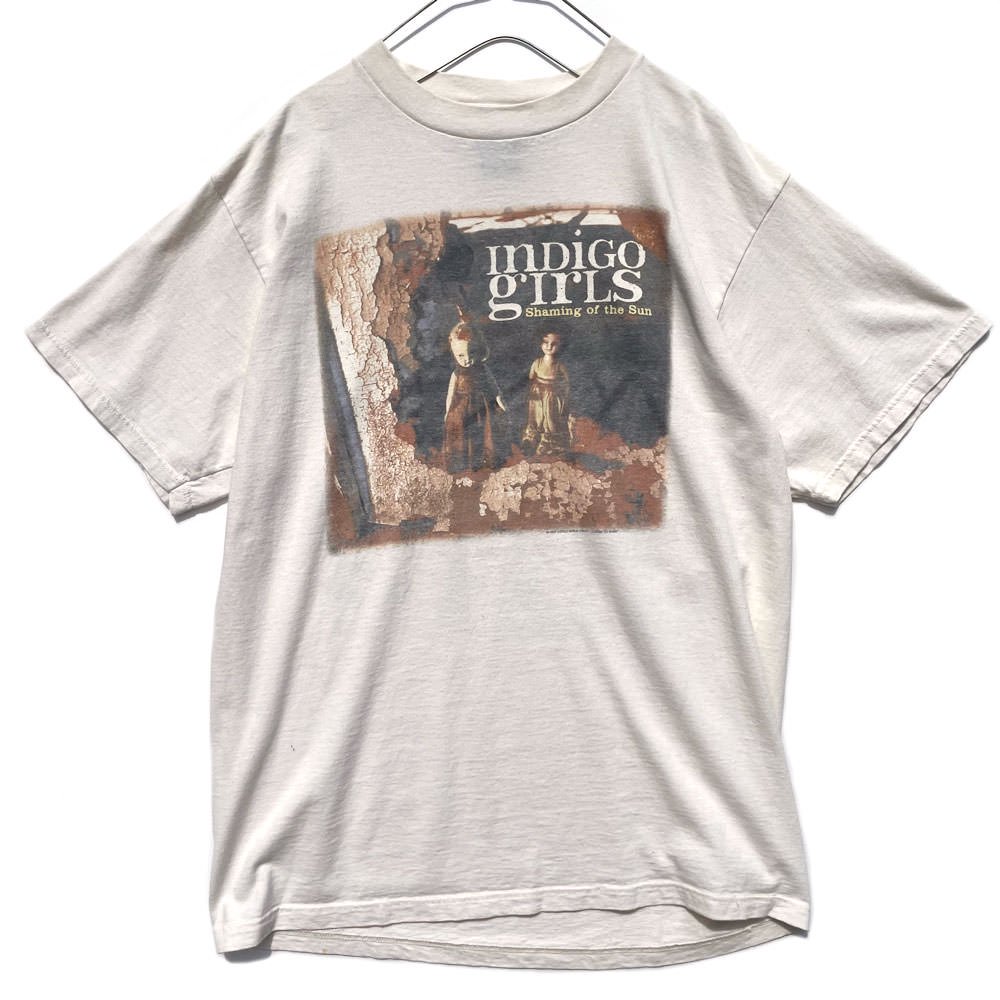 インディゴ・ガールズ【Indigo Girls】【Shaming of the Sun】ヴィンテージ プロモーション  Tシャツ【1997's】Vintage Print T-Shirt