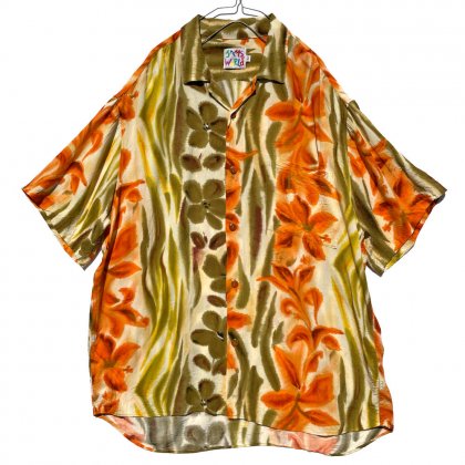  ΡॺɡJams Worldۥơ 졼 ϥġ1990'sVintage Rayon Hawaiian Shirt