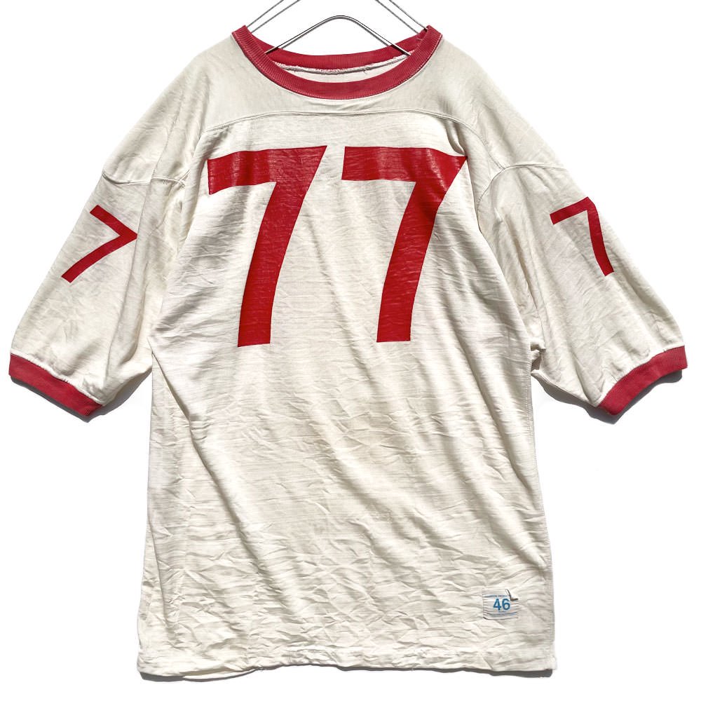 チャンピオン【CHAMPION PRODUCTS INC】ヴィンテージ フットボール ナンバリング ゲームシャツ【Late 1960s】Vintage  Game T-Shirt