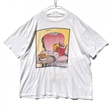  ΡThe Far Sideۥ꡼顼Gary Larsonۥơ ȥץ Tġ1985'sVintage Cartoon Print T-Shirt