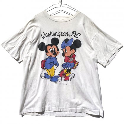  Ρߥå ߥˡMickey Minnieۥơ ξ̥ץ Tġ1980's-Vintage Print T-Shirt