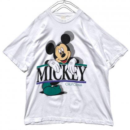  ΡߥåMickeyۥơ եץ Tġ1990's-Vintage Print T-Shirt