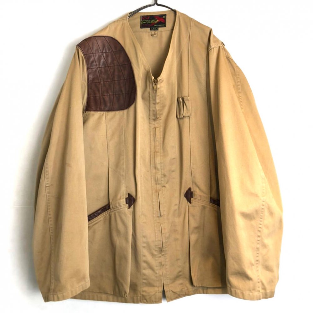 ヴィンテージ ハンティング ジャケット【1960's】【10-X】Vintage Collarless Hunting Jacket