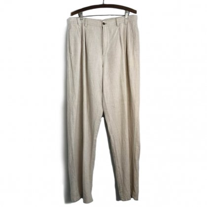  ΡEddie BauerڥǥХۥơ 2å ͥѥġ1990's-Vintage 2tuck Linen Trouser