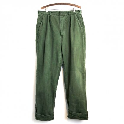  Ρǥ󷳡Swedish Armyۥơ 桼ƥƥ ȥ饦1960's-Vintage Utility Trouser