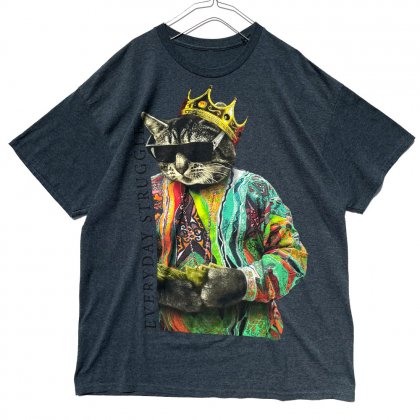  ΡΥȡꥢ B.I.G - ǭBiggie Smalls Catۥơ ѥǥ Tġ2000's-Vintage Parody Print T-Shirts