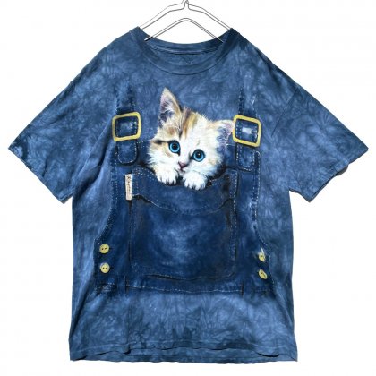  ΡTHE MOUNTAINۥơ  ǭץ Tġ2000's-Vintage Cat Print T-Shirts