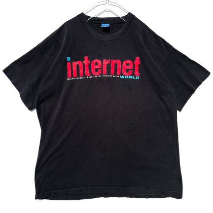  ΡInternet Magazineۥơ ץ⡼ Tġ1990's-Vintage Promotion T-Shirt