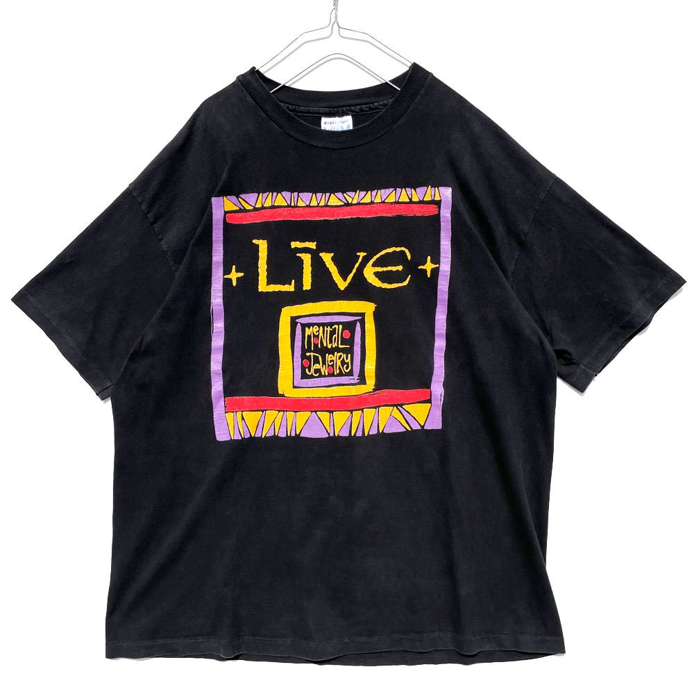 ライブ【LIVE - Mental Jewelry】ヴィンテージ バンド Tシャツ【1990's ...