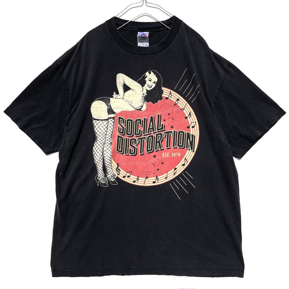socialdistortionソーシャルディストーションバンドtvintage - Tシャツ 