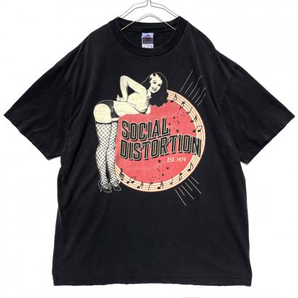  Ρ롦ǥȡSocial Distortionۥơ Х Tġ2000's-Vintage Band T-Shirt