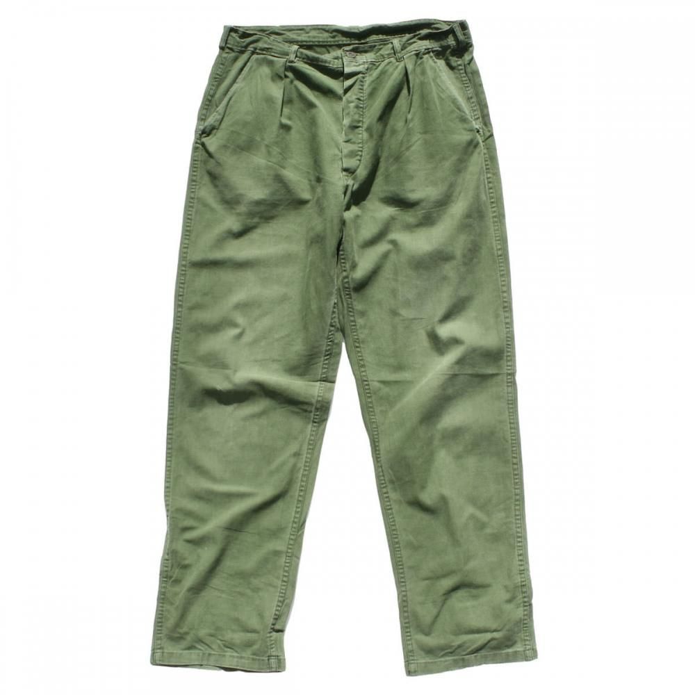 スウェーデン軍 ヴィンテージ Utility パンツ【1970's~】Swedish Army Work Trousers C54