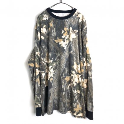  Ρơ ե L/S Tġ1990s-ۡcontainVintage Camouflage Pattern L/S Pocket Tee