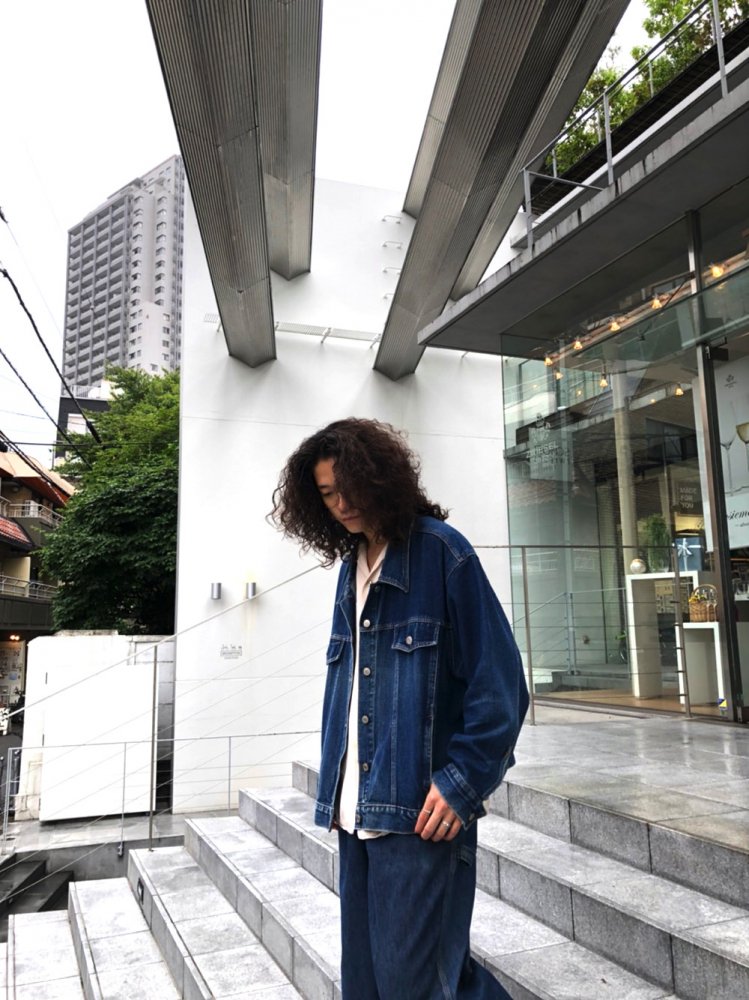 ヴィンテージ ビッグシルエット デニムジャケット【1980s-】【ADRIANA SPORT】Vintage Big Silhouette Denim  Jacket