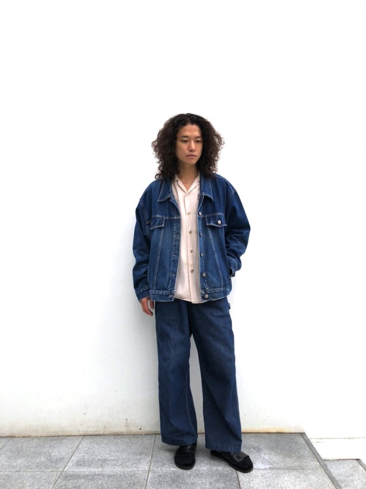 ヴィンテージ ビッグシルエット デニムジャケット【1980s-】【ADRIANA SPORT】Vintage Big Silhouette Denim  Jacket