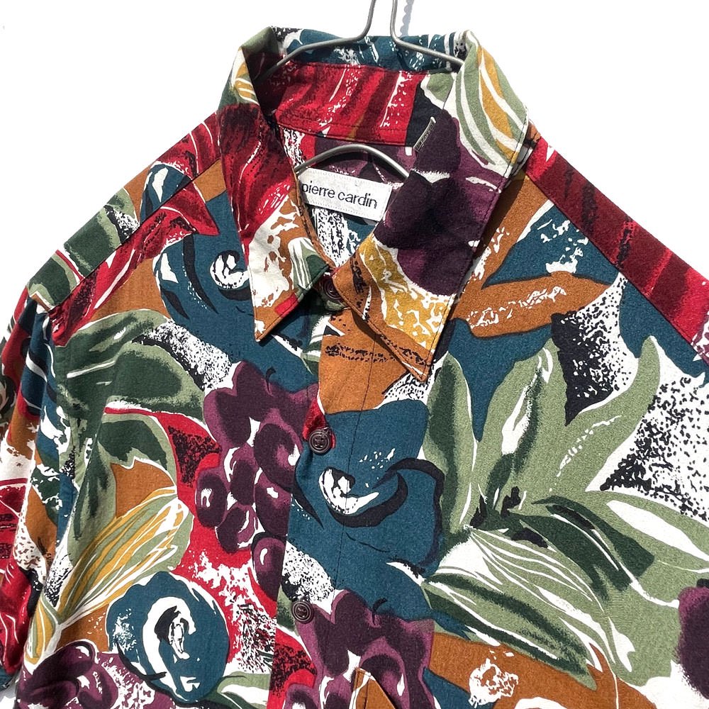 ピエール・カルダン【pierre cardin】ヴィンテージ レーヨン アロハシャツ【1990's】Vintage Rayon Hawaiian  Shirt