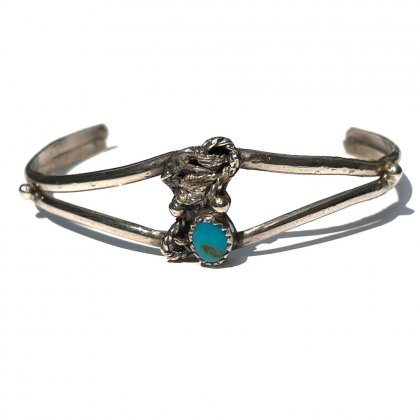  ΡʥХ ơ  СХ󥰥Navajo STERLINGVintage Silver Bangle