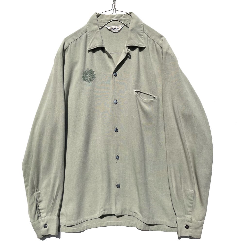 ダヴィンチ【Da Vinci】ヴィンテージ オープンカラー レーヨンシャツ【1970s-】Vintage Rayon Shirt | 古着