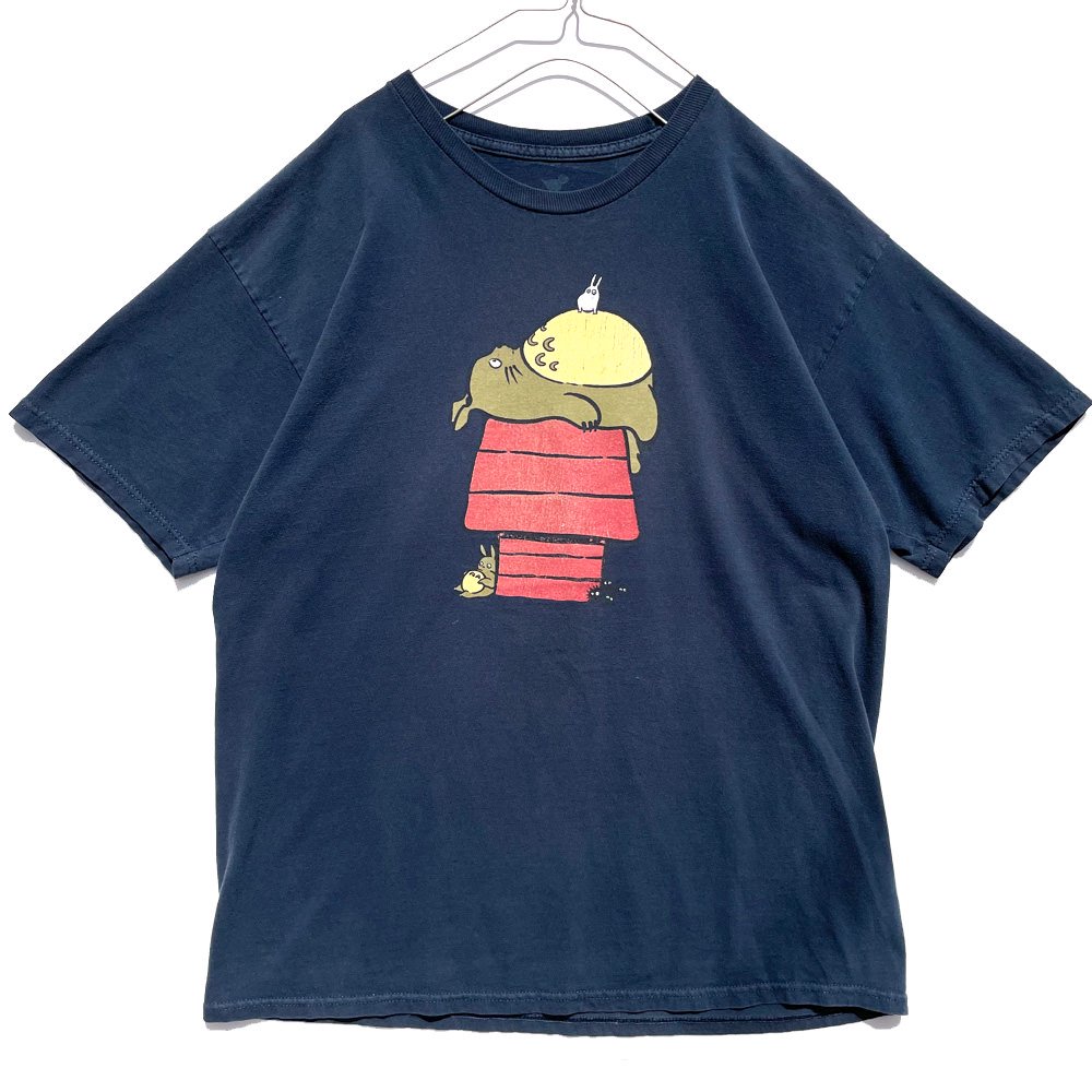 ジブリ - トトロ【TeeFury】ヴィンテージ プリント Tシャツ【USA Cotton - Made In Mexico】Vintage  Print T-Shirt