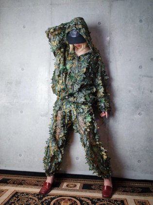 古着 通販　ヴィンテージ ミリタリーカモフラージュ セットアップ Military Mesh Camouflage Set up