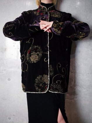  Ρơ ꥨ󥿥٥٥å 㥤ʥ㥱å Oriental Velvet China Jacket