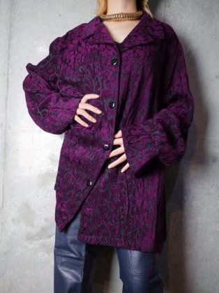  Ρơ ǥץѡץ ̡  㥱å Deep Purple Art Nouveau Woven Jacket