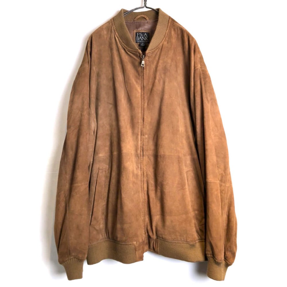 ヴィンテージ スエード レザージャケット【1990's-】【Jos.A.BANK】Vintage Suede jacket