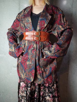  Ρơ ڥ꡼ ֥ѥ 㥱å Paisley Double Pattern Jacket