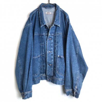  Ρơ ӥå륨å ǥ˥ॸ㥱åȡ1990's-ۡCODE ZEROVintage Big Silhouette Denim Jacket