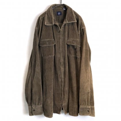  ΡOLD GAPۥơ ӥå륨å ǥġ1990'sVintage Big Silhouette Corduroy Shirt