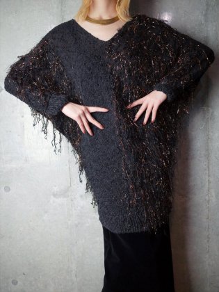  Ρơ 㥮 ɥޥ ˥åȥ Shaggy Dolman Knit Sweater
