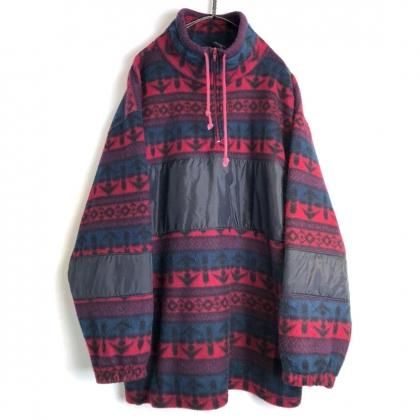  Ρơ ץ륪С ե꡼㥱åȡ1990's-ۡSAUGATUCKVintage Pullover Fleece Jacket