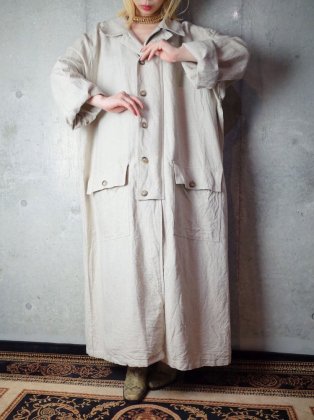  Ρơ ͥ/åȥ  Linen / Cotton Duster Over Coat