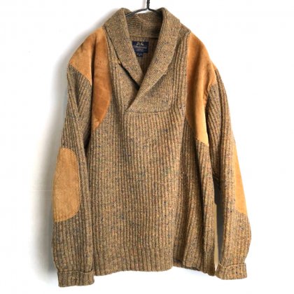  Ρơ 硼륫顼 ˥åȡ1980's-ۡWillis & GeigerVintage Shawl Collar Sweater