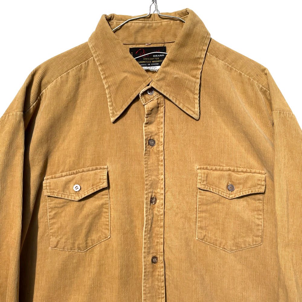 【Phoenix BRAND】ヴィンテージ ビッグシルエット コーデュロイシャツ【1970's-】Vintage Corduroy Shirt