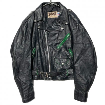  ΡåȡSchottۥơ ֥ 饤㥱åȡ1970'sVintage Double Riders Jacket