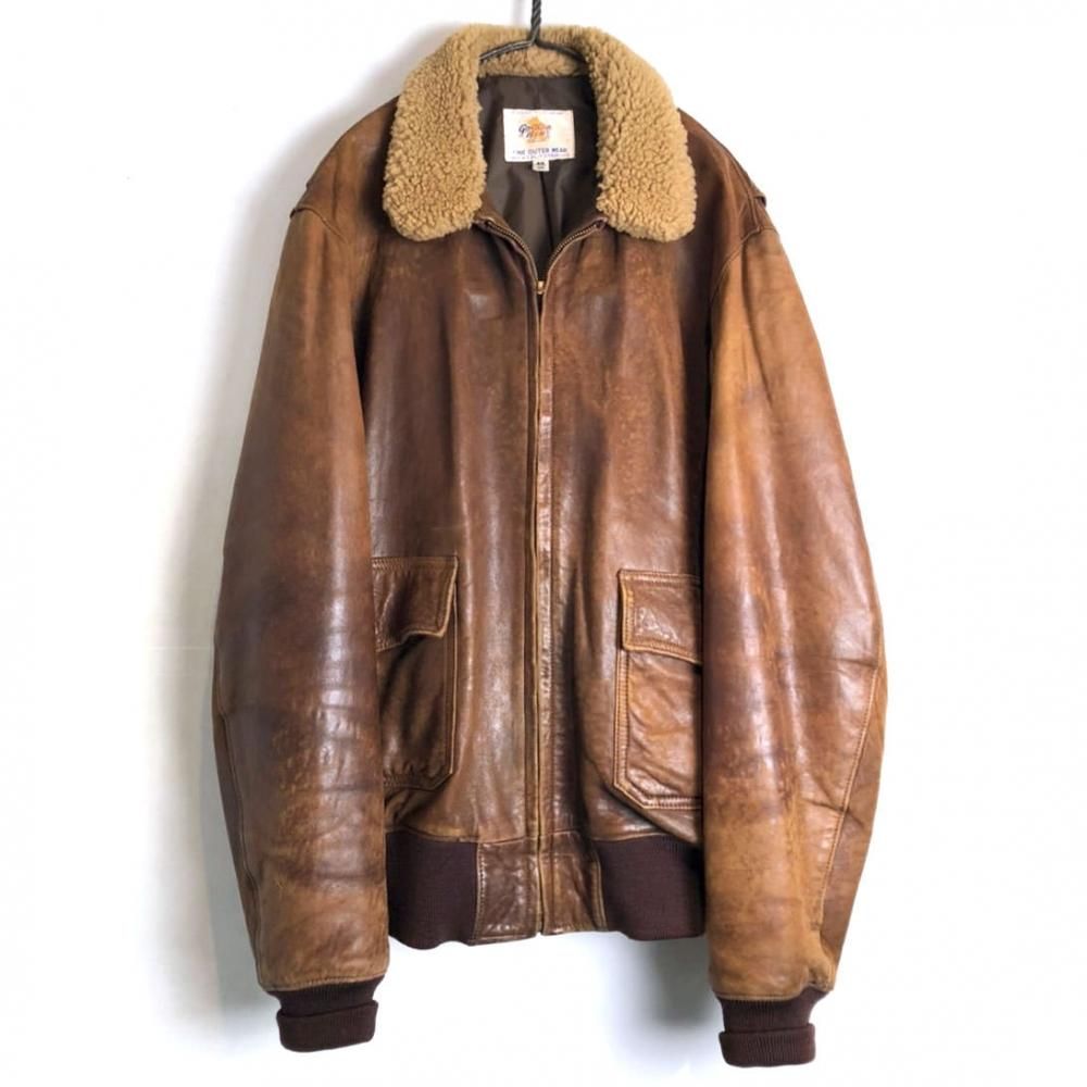 ゴールデンベア【Golden Bear】ヴィンテージ G-1タイプ レザージャケット【1970's-】【PORTRAIT】Vintage Type :  G-1 Leather jacket