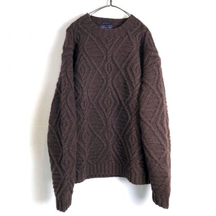  Ρơ ϥ ˥åȡ1980's-ۡDavis & SquireVintage Hand Knitting Aran Sweater