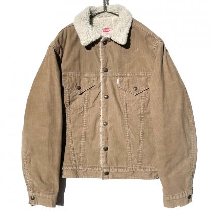  Ρ꡼ХLevi's 70605ۥơ ܥ饤ʡ ǥ㥱åȡ1970'sVintage Boa Corduroy Jacket