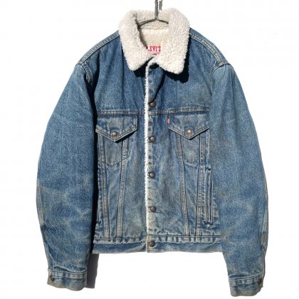 古着 通販　リーバイス【Levi's 70608-0216】ヴィンテージ ボアライナー デニムジャケット【1980's】Vintage Boa Denim Jacket