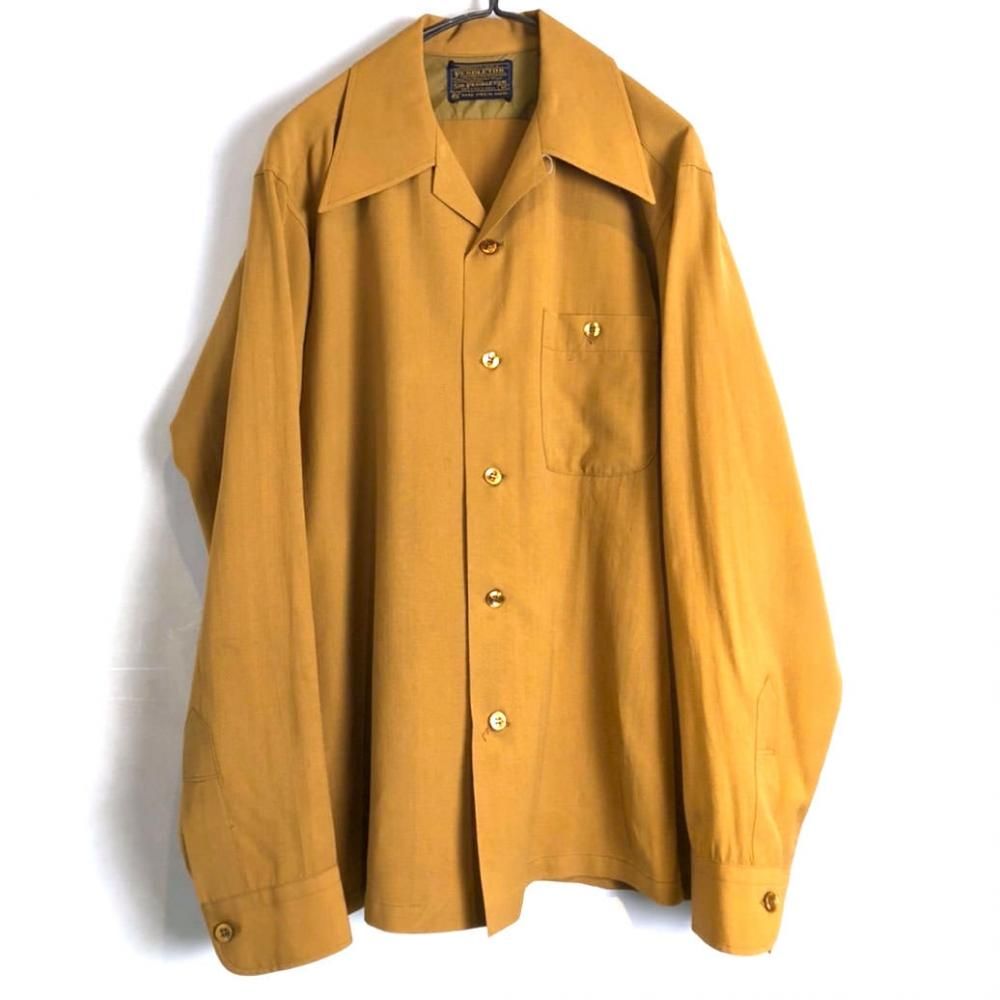 ペンドルトン【SIR PENDLETON】ヴィンテージ ギャバジン ウールシャツ【1970's-】Vintage Wool Gabardine  Shirt