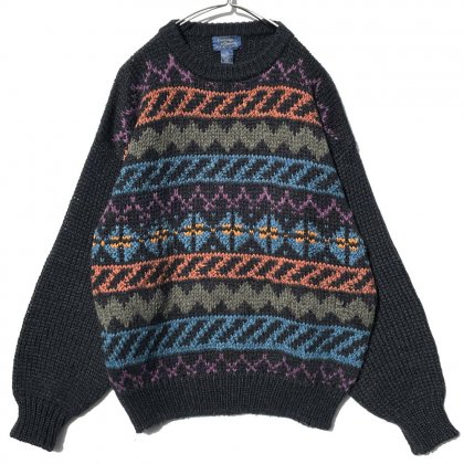  Ρơ Υǥåѥ 롼ͥå˥åȡ1980'sۡCambridgeVintage Nordic Sweater