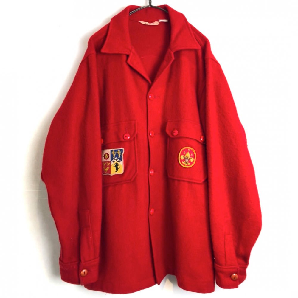 ヴィンテージ ボーイスカウト ウールシャツ【1980's-】【Boy Scout of America】Vintage Official Wool  Shirt